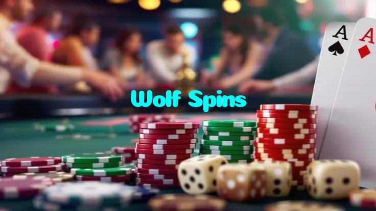 Wolf Spins casino presented on mobile device in Pakistan with slots and live games